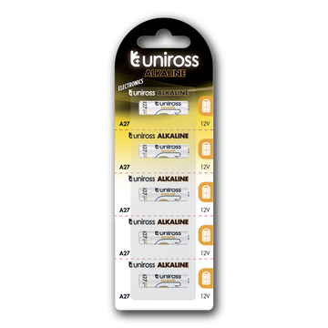Uniross A27 Alkaline - Pack of 5