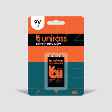 Uniross 9v Extra Heavy Duty Battery