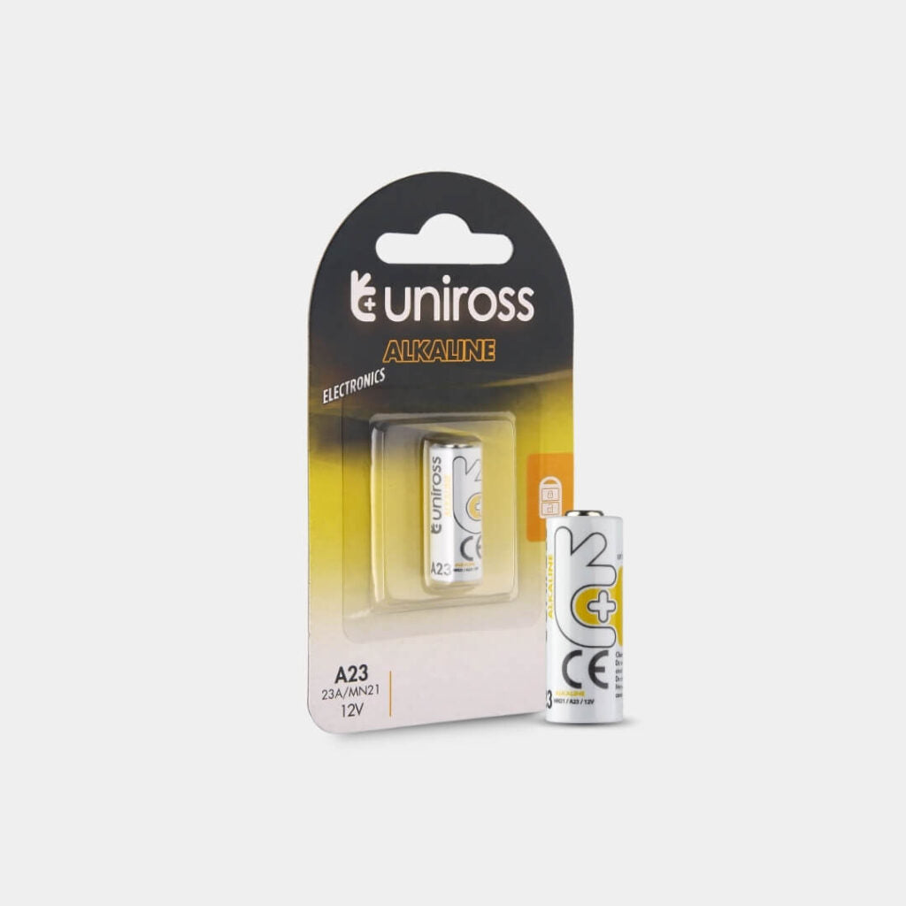 Uniross Micro-Alkaline Battery U1A23 (Pack of 1)