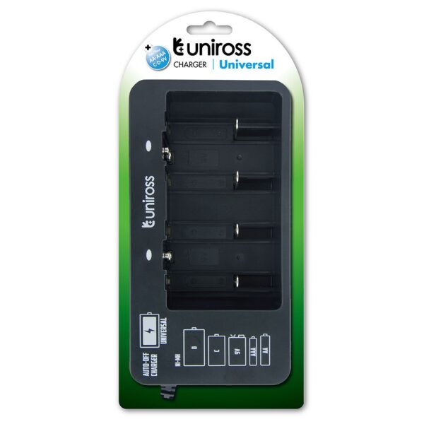Uniross Universal Battery Charger for AA / AAA / C /D / 9v